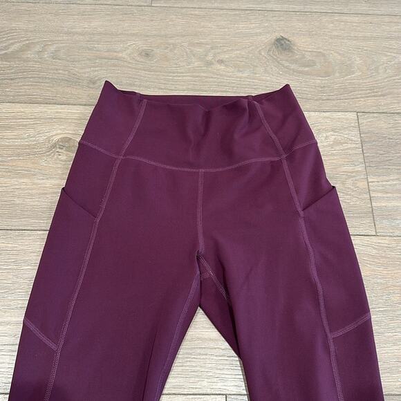 FABLETICS Burgundy Oasis PureLuxe High Waist Pocket Workout Gym Yoga Leggings S - Picture 4 of 12